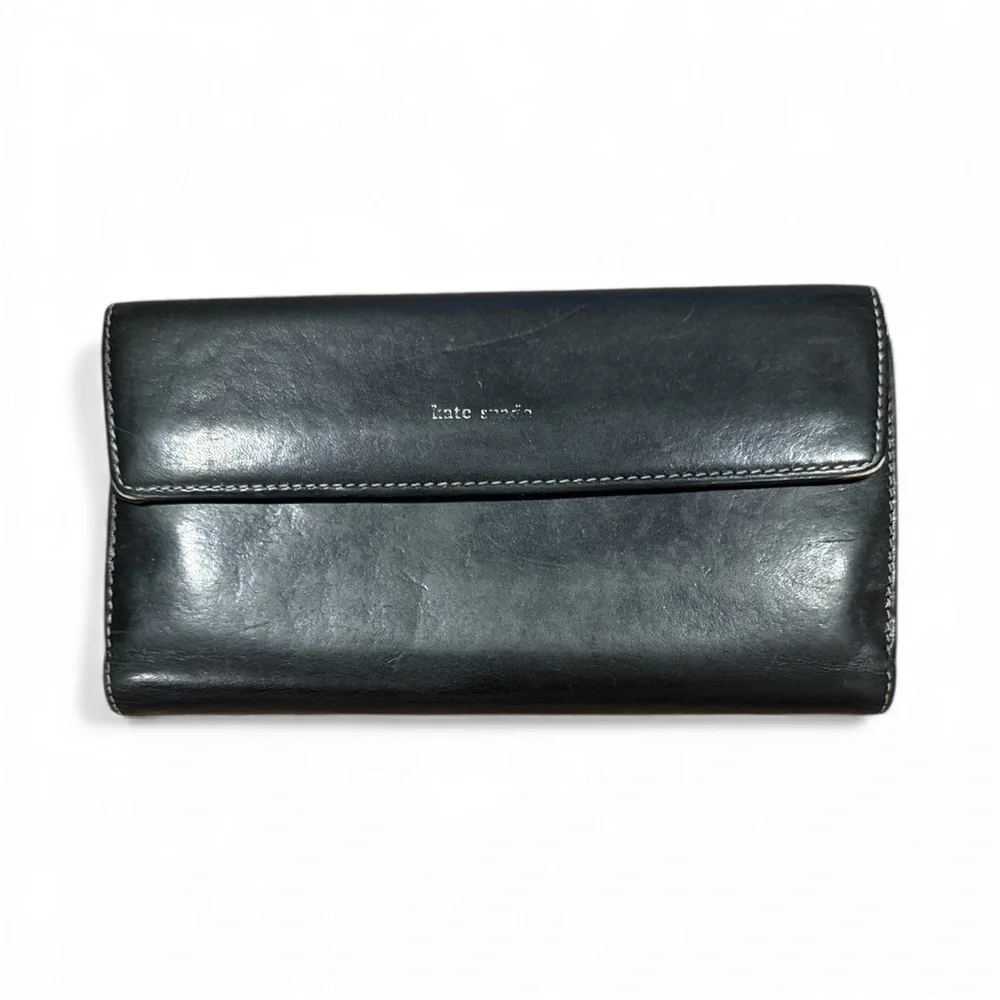 Kate Spade Black Clutch Wallet